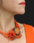 Collier Orange à mère